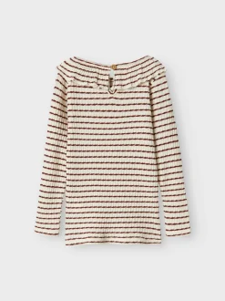 Online Lil' Atelier Osophia Slim Bluse, , 122-128 cm Hot Chocolate