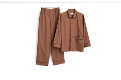 Outlet HAY Outline Pyjamasskjorte, , S/M Milk Chocolate