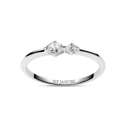 New Sif Jakobs Jewellery Ovale Due Ring, , 56 Silver