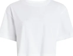 Best Calvin Klein Oversized Crop T-shirt, , M White