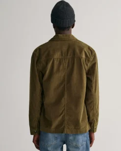 Hot GANT Overskjorte, , M Dark Cactus