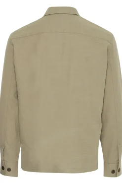 Discount Solid Paakow Overshirt, , XL Vetiver
