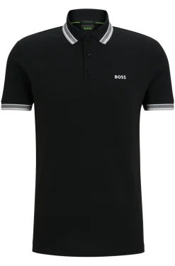 Hot Boss Green Paddy Polo, , XXL Black