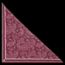 Discount SUI AVA Paisley Triangle Tørklæde, Burgundy