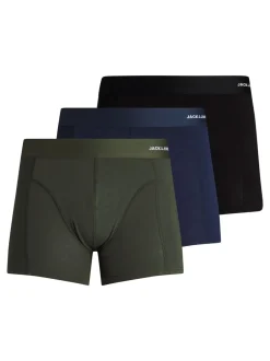 New Jack&Jones 3-pak Basic Underbukser, , L Forest Night