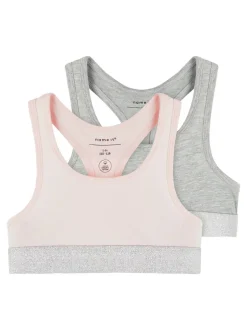 Name It 2-pak Bralette, , 116 cm*Børn Undertøj & Nattøj
