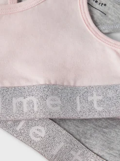 Name It 2-pak Bralette, , 116 cm*Børn Undertøj & Nattøj