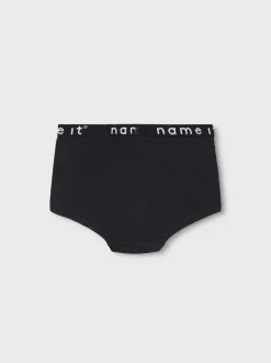 Hot Name It 2-pak Hipster, , 134-140 cm Black
