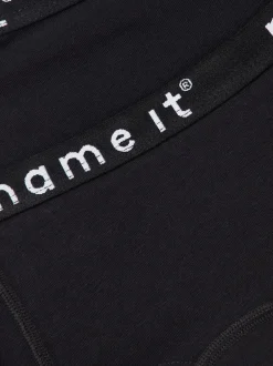 Hot Name It 2-pak Hipster, , 134-140 cm Black