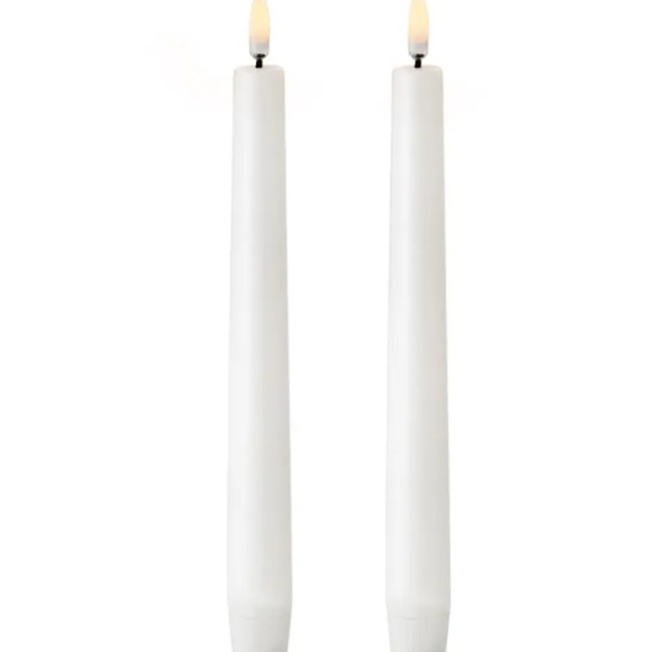Sale Uyuni 2-pak LED Kronelys, Nordic White