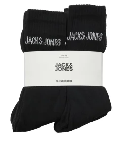 Jack & Jones Junior 10-pak Tennissokker, , 33-37 Black