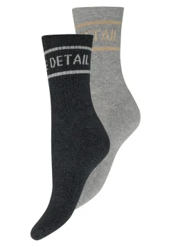 Outlet Hype The Detail 2-pak Tennissokker, , 37/41 Grey