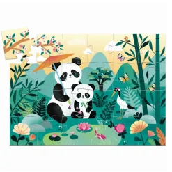 Clearance Djeco Panda Silhuetpuslespil, 24 Brikker