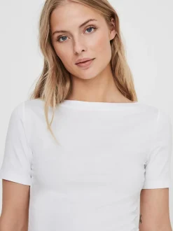 New Vero Moda Panda T-shirt, , M Bright White