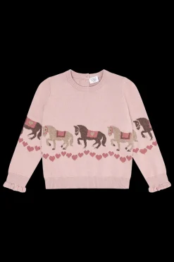 Best Hust & Claire Pani Horse Trøje, , 110 cm Adobe Rose
