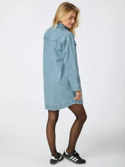 Neo Noir Paras Denim Kjole, , 34*Dame Kjoler