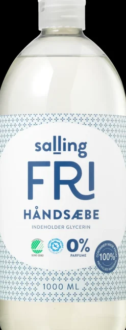 Salling FRI Parfumefri Håndsæbe Refill, 1000 ml* Kropspleje