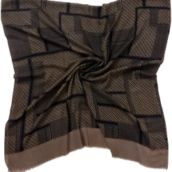 Clearance Bella Ballou Partisan Tørklæde, Taupe/Black