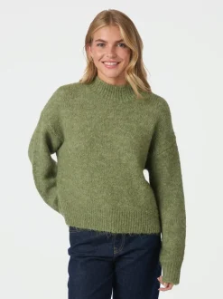 Neo Noir Paulina Fluffy Knit Striktrøje, , 40*Dame Strik & Sweatshirts