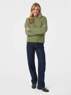 Neo Noir Paulina Fluffy Knit Striktrøje, , 40*Dame Strik & Sweatshirts