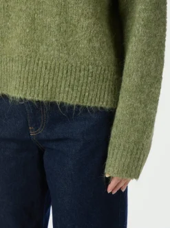 Neo Noir Paulina Fluffy Knit Striktrøje, , 40*Dame Strik & Sweatshirts