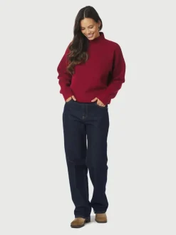 Online Neo Noir Paulina Striktrøje, , 38 Dark Red