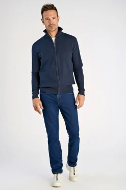 Best Bison Pearl Knit Cardigan, , XXL Navy