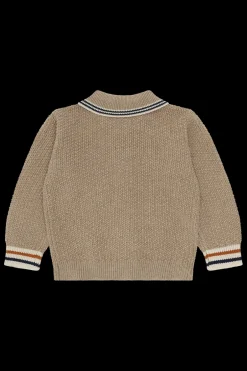 Outlet Hust & Claire Pelle Polo Cardigan, , 116 cm Biscuit