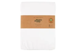 New Night and Day Percale Boxlagen, , 180x210 cm Hvid
