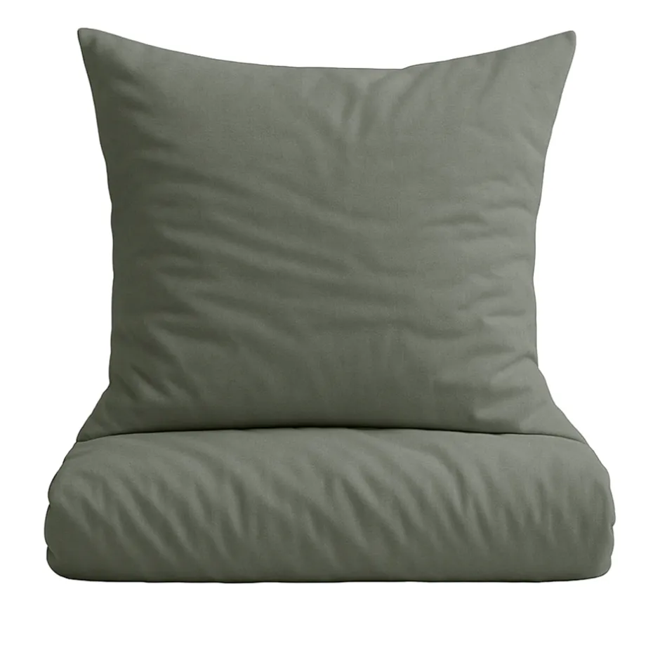 Best OMHU Percale Sengetøj, , 140x200 cm Olive