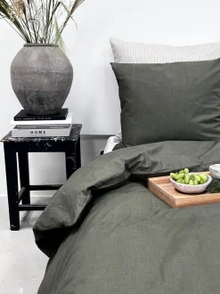 Best OMHU Percale Sengetøj, , 140x200 cm Olive