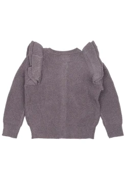 THE NEW Perle Glitter Knit Cardigan, , 110 cm*Børn Cardigans