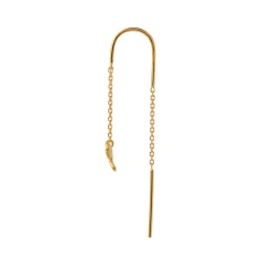 Stine A Petit Bow Double Chain Ørering,*Dame Øreringe