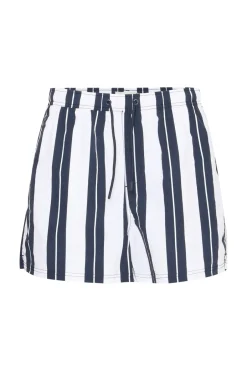 Solid Philip Stripe Badeshorts, , XL* Badetøj