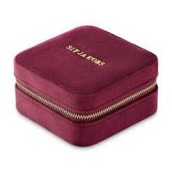 Hot Sif Jakobs Jewellery Piccolo Smykkeskrin, Bordeaux