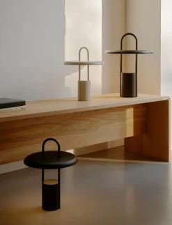 Sale Stelton Pier Portable LED Lampe, Black