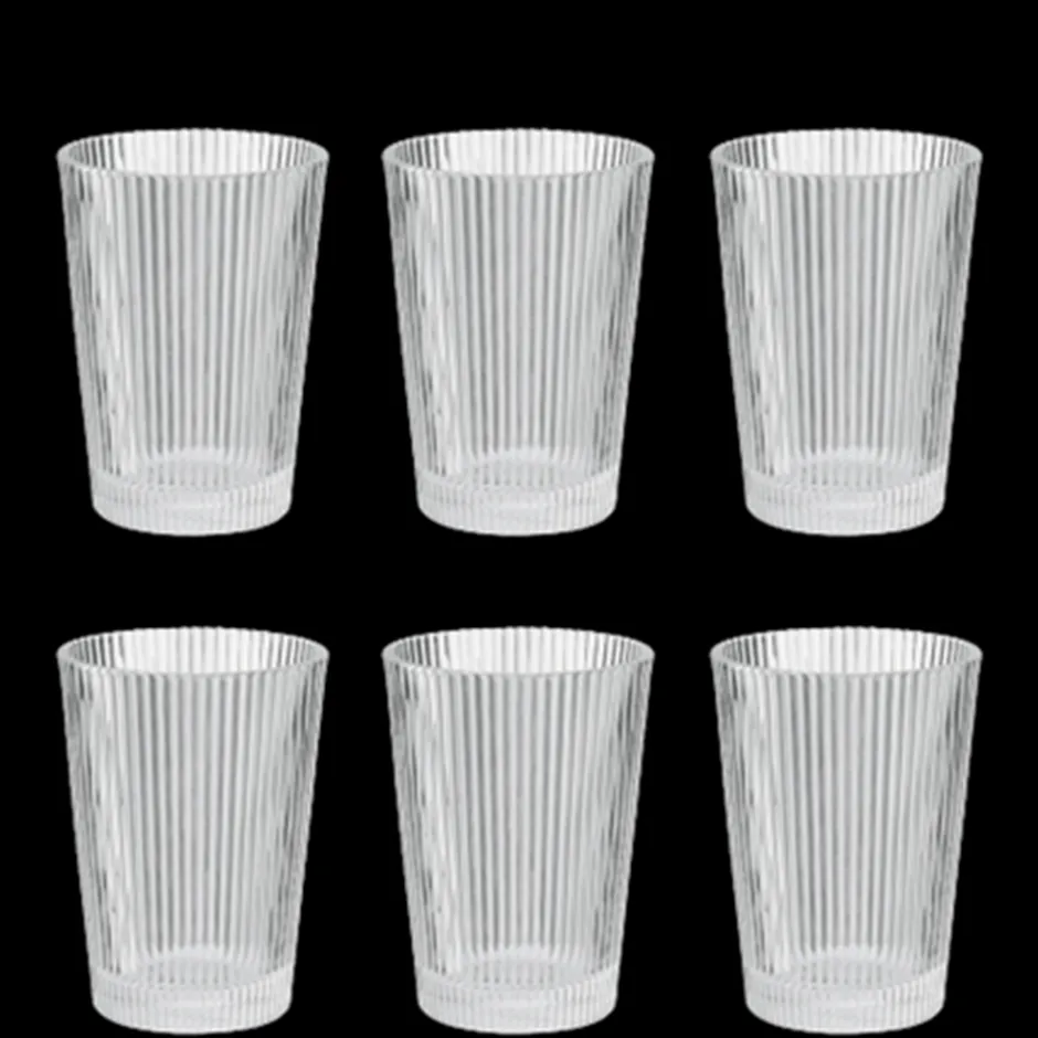 Stelton Pilastro 6-pak Drikkeglas, , 24 cl* Glas