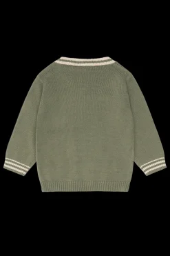 Hust & Claire Pilou Backhoe Striktrøje, , 80 cm*Børn Strik & Sweatshirts