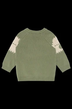 Best Hust & Claire Pilou On the Road Striktrøje, , 80 cm Light Green