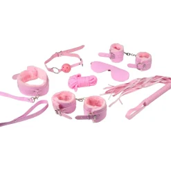 Clearance Baseks Pink Fluffy Bondagesæt