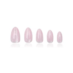 Best DUFFBEAUTY Pink Galaxy Press-On Kunstige Negle