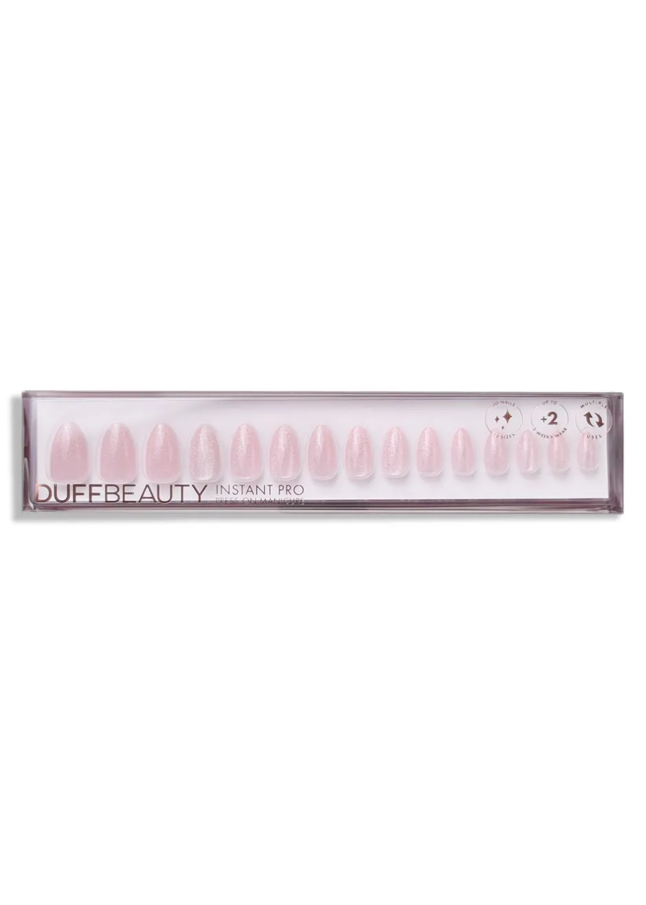 Best DUFFBEAUTY Pink Galaxy Press-On Kunstige Negle