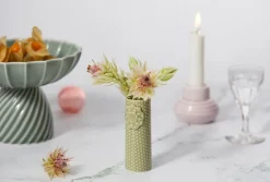 DOTTIR Pipanella Dot Vase, Wasabi