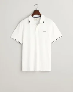 Clearance GANT Piqué Polo T-shirt, , XXL White