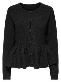 ONLY Piruet Peplum Cardigan, , XS*Dame Cardigans