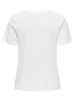 Clearance JDY Pisa T-shirt, , L Cloud Dancer/Bittersweet Heart