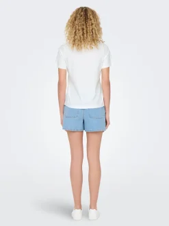 Clearance JDY Pisa T-shirt, , L Cloud Dancer/Bittersweet Heart