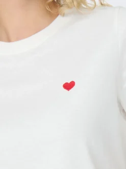 Clearance JDY Pisa T-shirt, , L Cloud Dancer/Bittersweet Heart