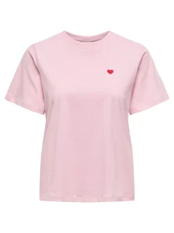 Discount JDY Pisa T-shirt, , M Parfait Pink
