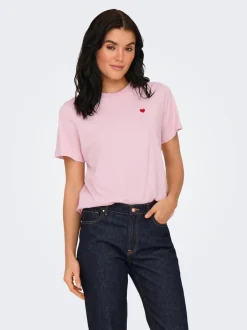 Discount JDY Pisa T-shirt, , M Parfait Pink